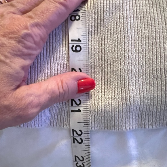 Charter Club Oatmeal Cable Knit Zip Cardigan Sweater - Size S / Petite PP - Picture 6 of 6